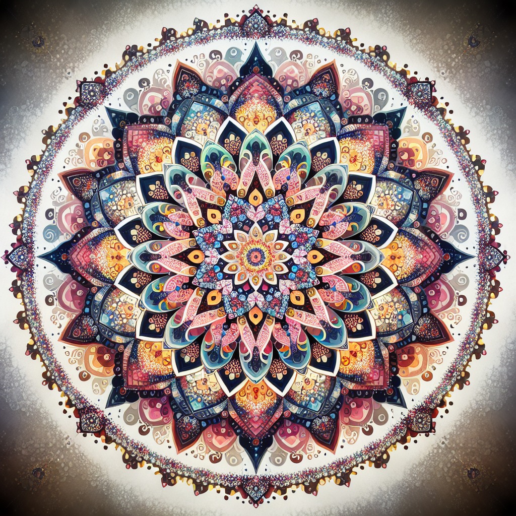 Prompts for AI-generated mandalas