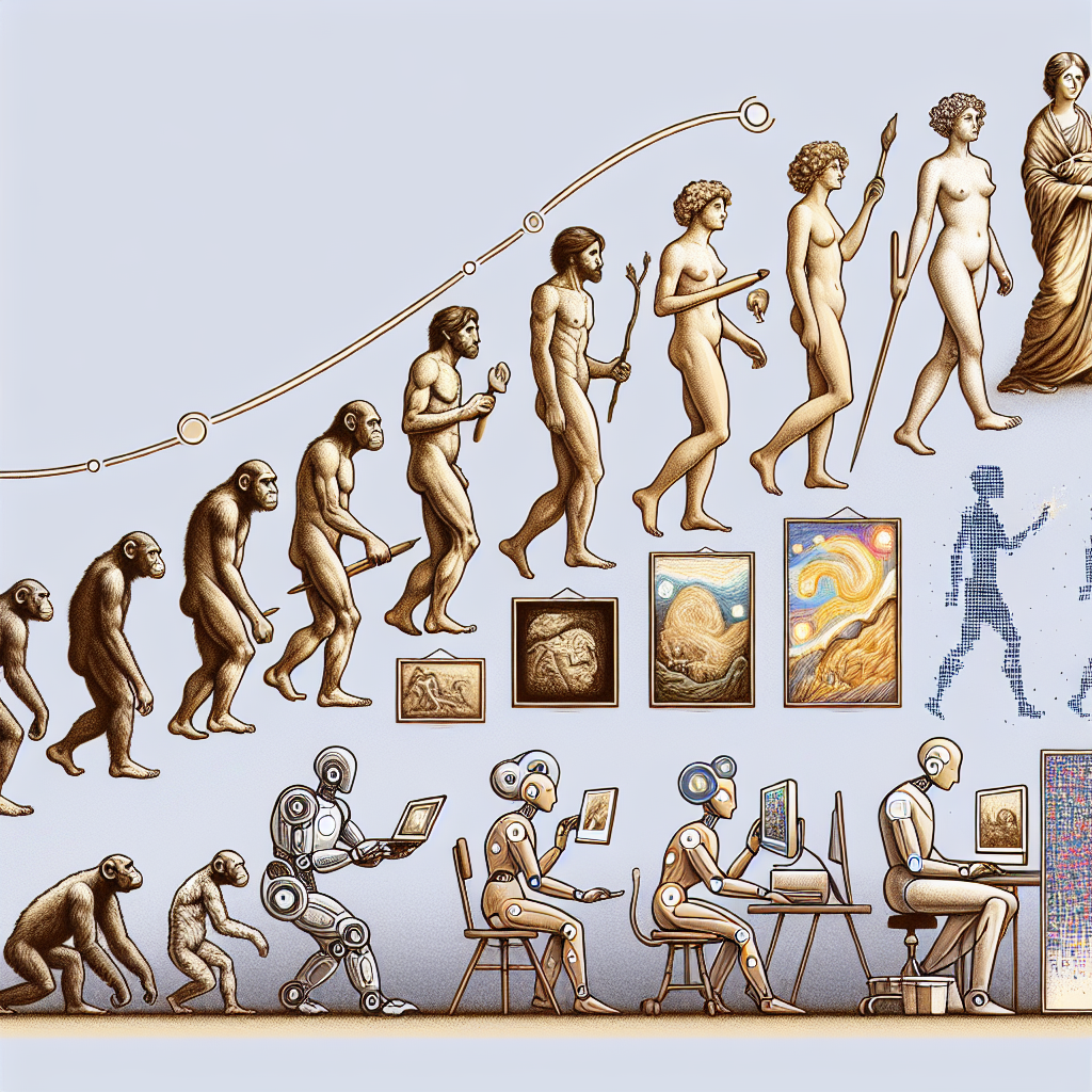 Exploring the history of AI in art